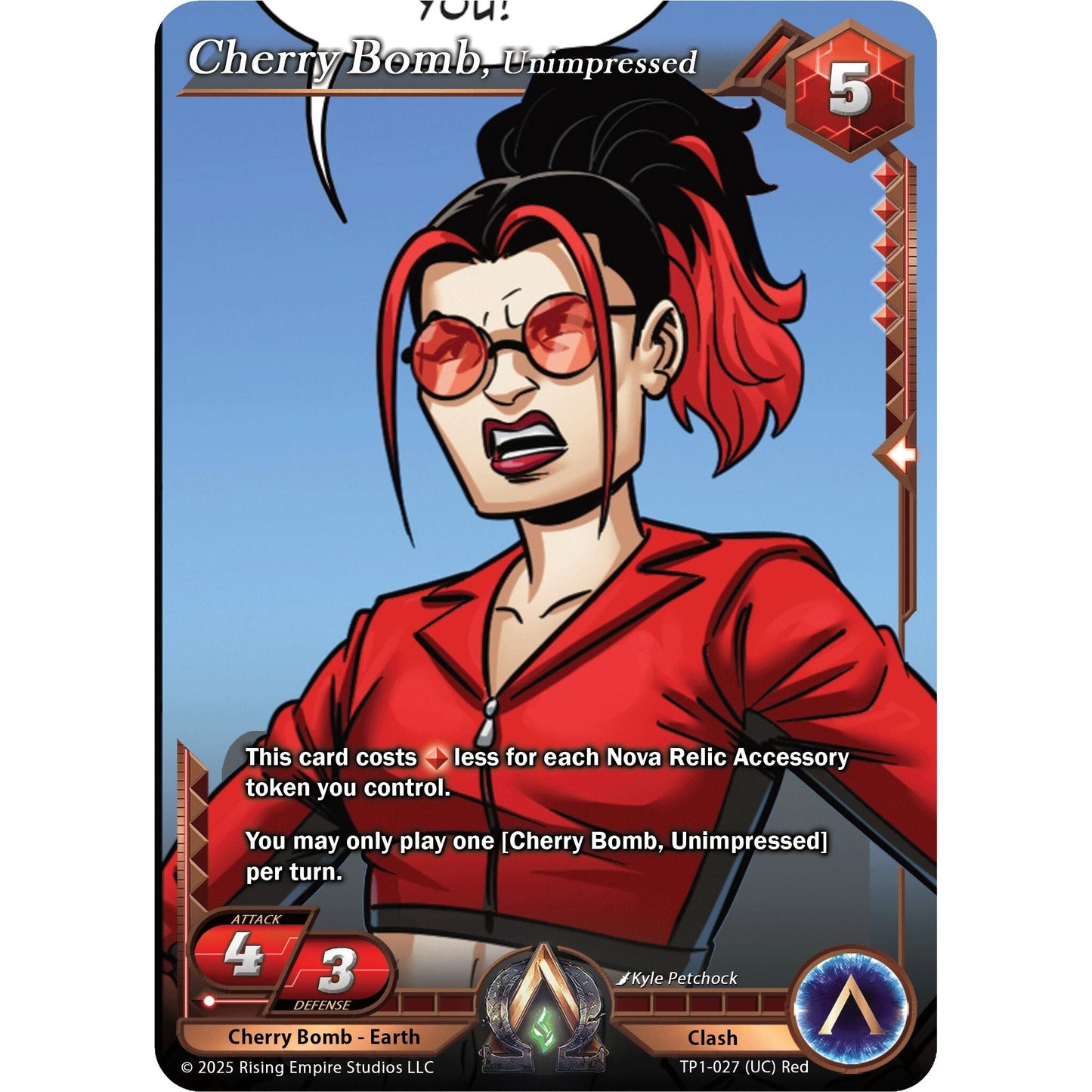 Image for Cherry Bomb, Unimpressed (TP1-027) (TP1) - Alpha Clash