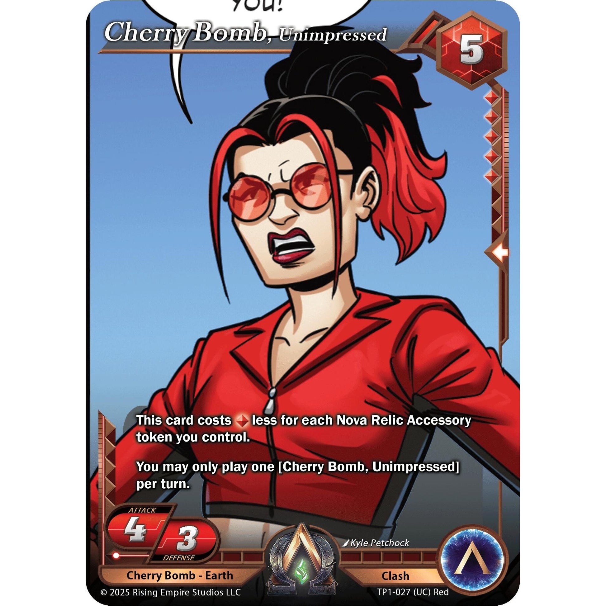 Image for Cherry Bomb, Unimpressed (TP1-027) (TP1) - Alpha Clash