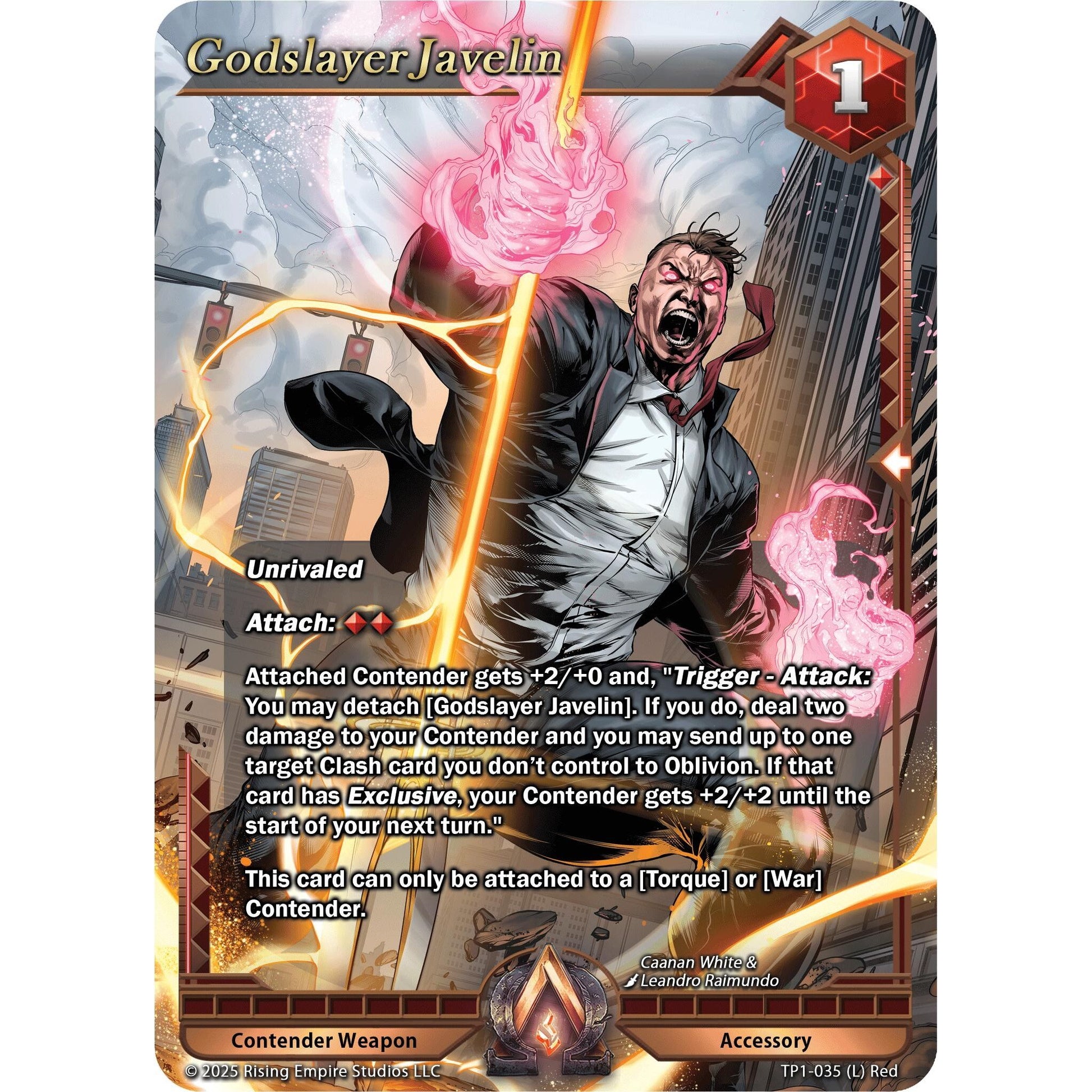 Image for Godslayer Javelin (TP1-035) (TP1) - Alpha Clash