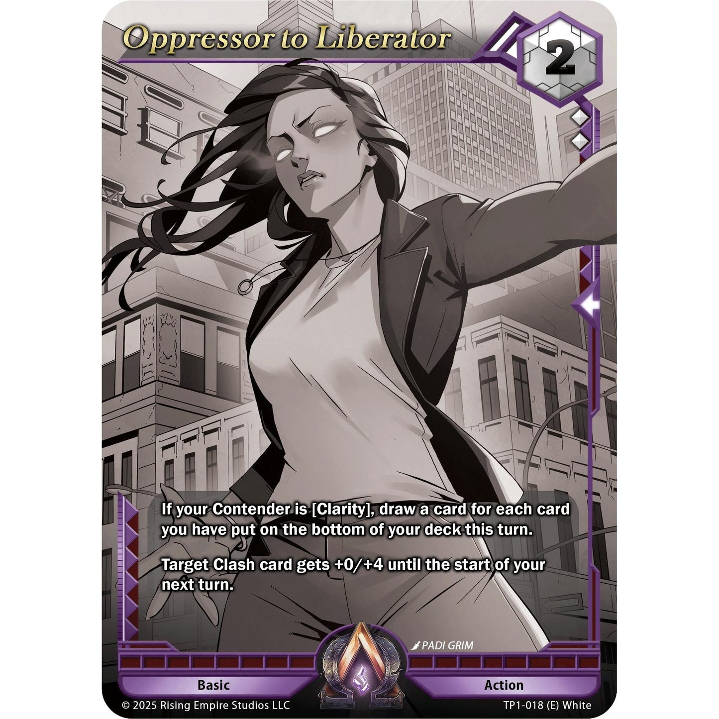 Image for Oppressor to Liberator (Monochrome) (TP1-018) (TP1) - Alpha Clash