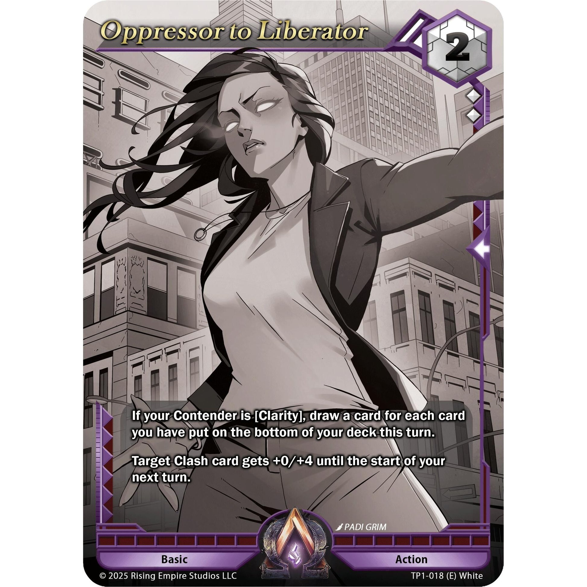 Image for Oppressor to Liberator (Monochrome) (TP1-018) (TP1) - Alpha Clash