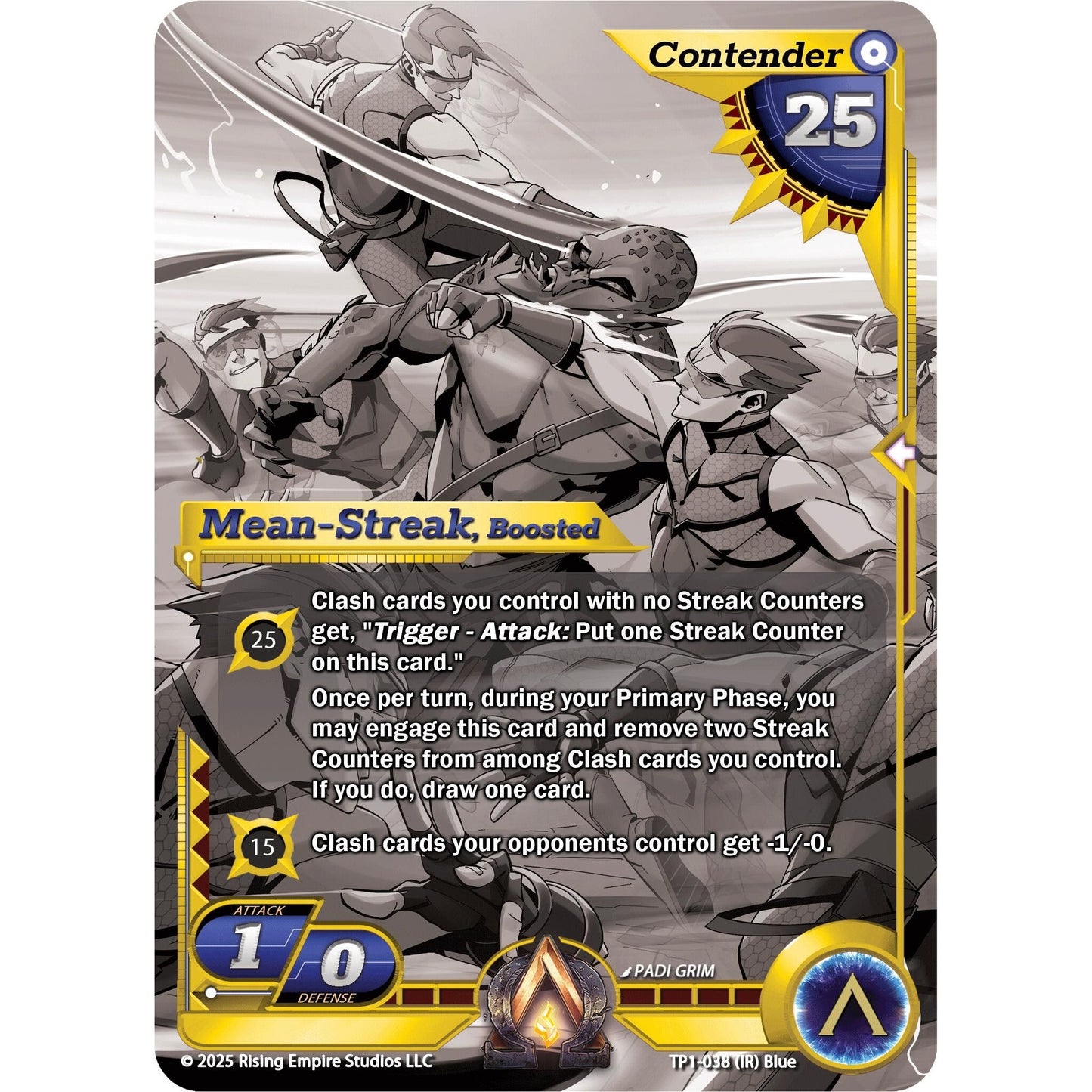 Image for Mean-Streak, Boosted (Monochrome) (TP1-038) (TP1) - Alpha Clash