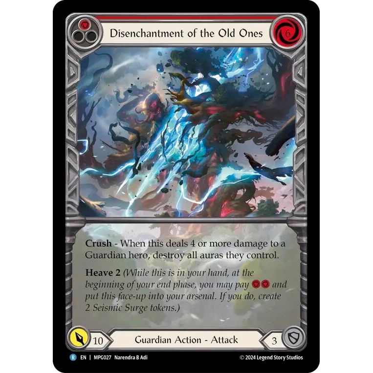 Image for Disenchantment of the Old Ones (Extended Art) (MPG027) - Flesh and Blood TCG