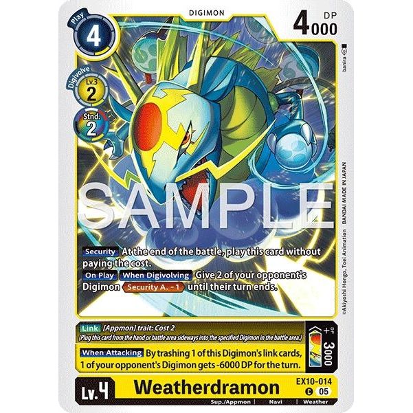 Image for Weatherdramon (EX10-014 C) (EX10) - Digimon Card Game