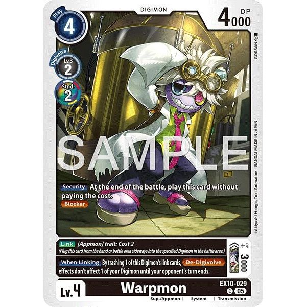 Image for Warpmon (EX10-029 C) (EX10) - Digimon Card Game