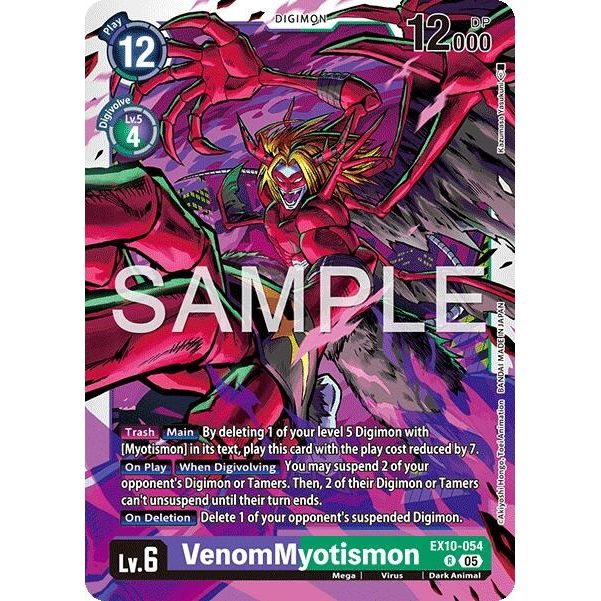 Image for VenomMyotismon (EX10-054 R) (EX10) - Digimon Card Game