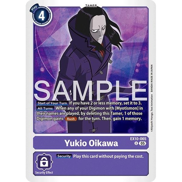 Image for Yukio Oikawa (EX10-065 R) (EX10) - Digimon Card Game