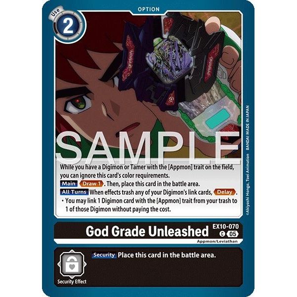 Image for God Grade Unleashed (EX10-070 C) (EX10) - Digimon Card Game