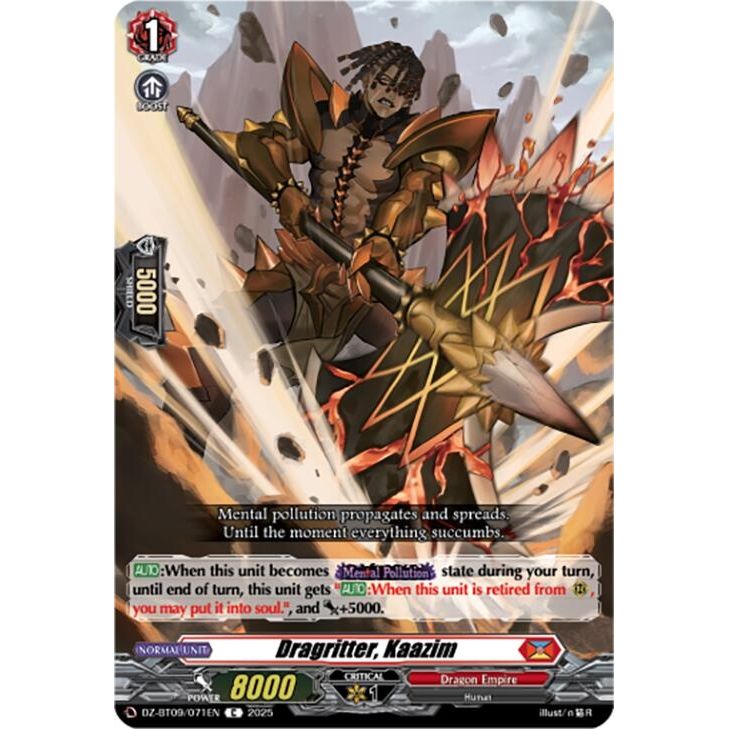 Image for Dragritter, Kaazim (DZ-BT09/071EN) (DZ-BT09) - Cardfight Vanguard