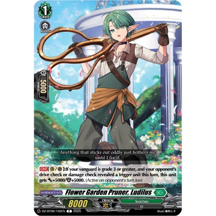 Image for Flower Garden Pruner, Ludilus (DZ-BT09/102EN) (DZ-BT09) - Cardfight Vanguard