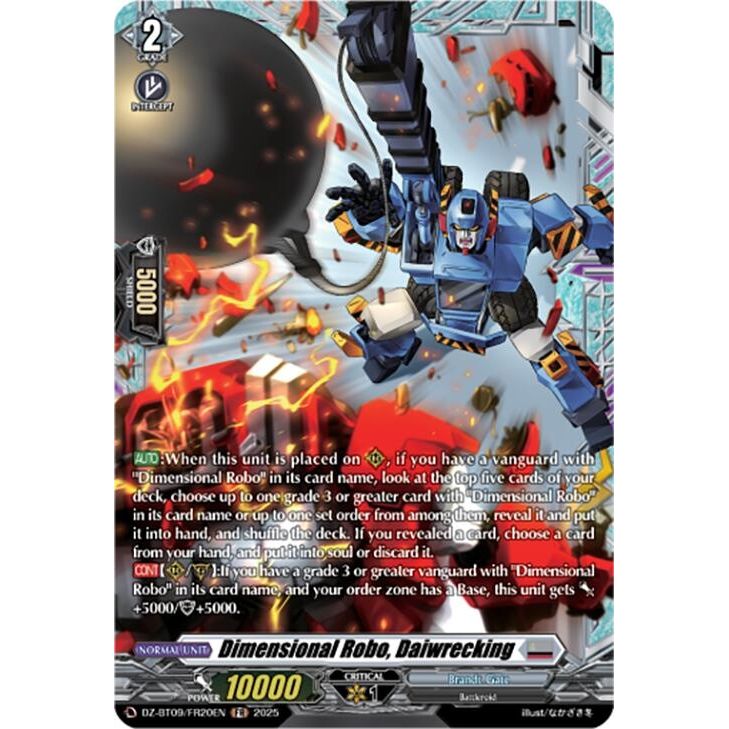 Image for Dimensional Robo, Daiwrecking (FR) (DZ-BT09/FR20EN) (DZ-BT09) - Cardfight Vanguard