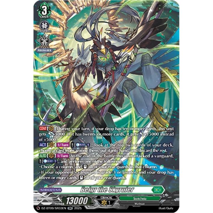 Image for Belgr the Skyruler (SR) (DZ-BT09/SR33EN) (DZ-BT09) - Cardfight Vanguard