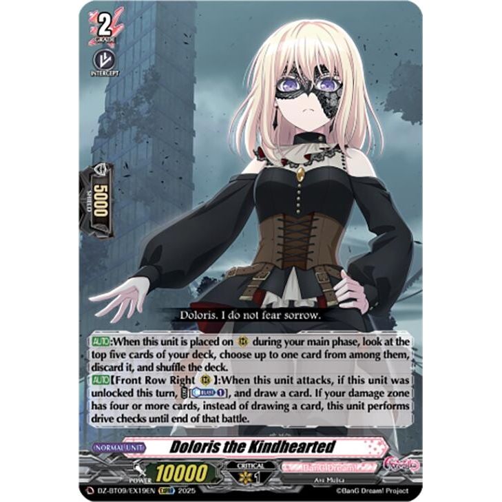 Image for Doloris the Kindhearted (EXRRR) (DZ-BT09/EX19EN) (DZ-BT09) - Cardfight Vanguard