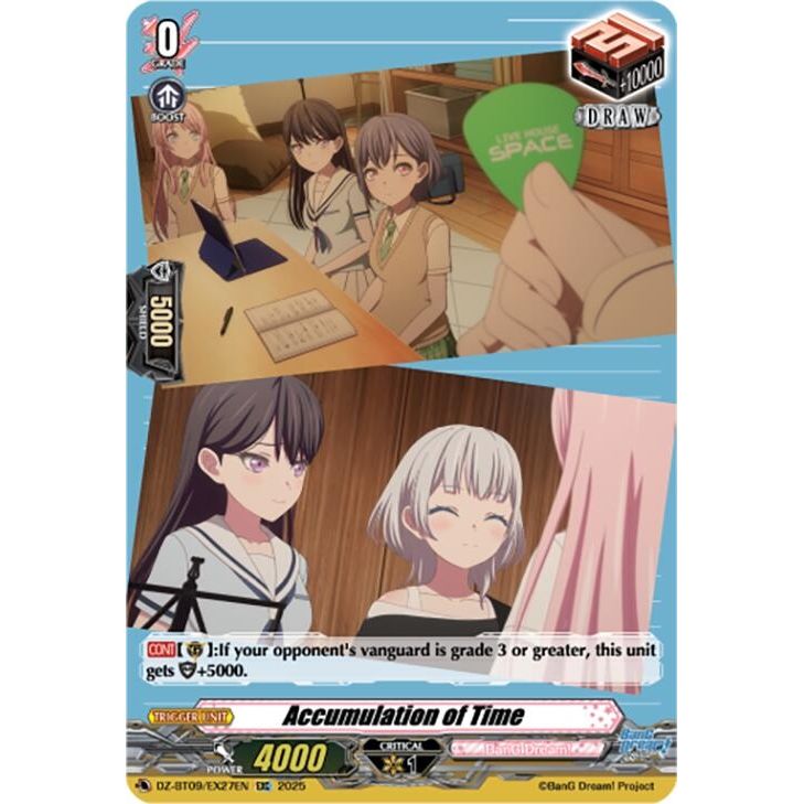 Image for Accumulation of Time (EXC) (DZ-BT09/EX27EN) (DZ-BT09) - Cardfight Vanguard