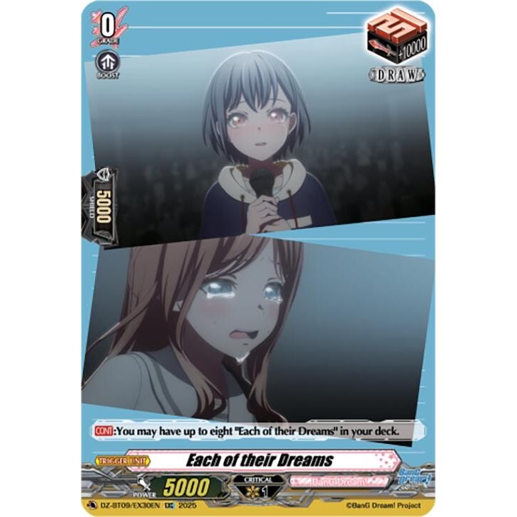 Image for Each of their Dreams (EXC) (DZ-BT09/EX30EN) (DZ-BT09) - Cardfight Vanguard