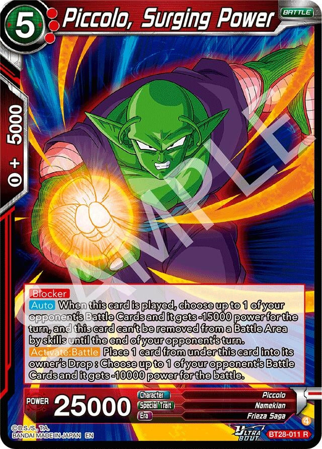 Image for Piccolo, Surging Power (BT28-011) (BT28) - Dragon Ball Super: Masters
