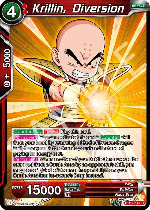 Image for Krillin, Diversion (BT28-014) (BT28) - Dragon Ball Super: Masters