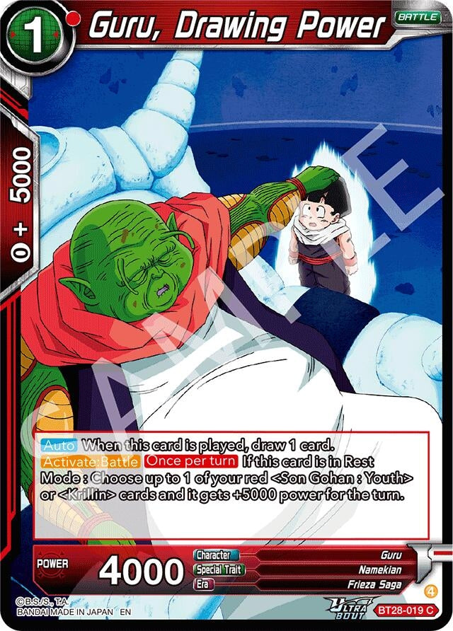 Image for Guru, Drawing Power (BT28-019) (BT28) - Dragon Ball Super: Masters