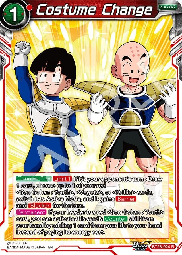 Image for Costume Change (BT28-024) (BT28) - Dragon Ball Super: Masters