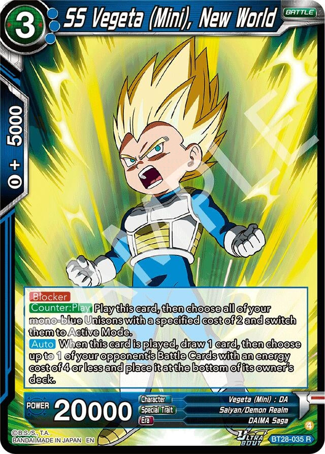 Image for SS Vegeta (Mini), New World (BT28-035) (BT28) - Dragon Ball Super: Masters