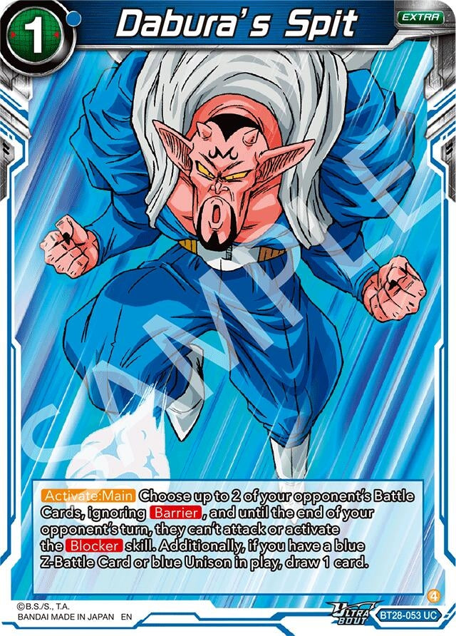 Image for Dabura’s Spit (BT28-053) (BT28) - Dragon Ball Super: Masters
