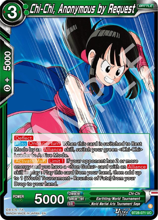 Image for Chi-Chi, Anonymous by Request (BT28-071) (BT28) - Dragon Ball Super: Masters