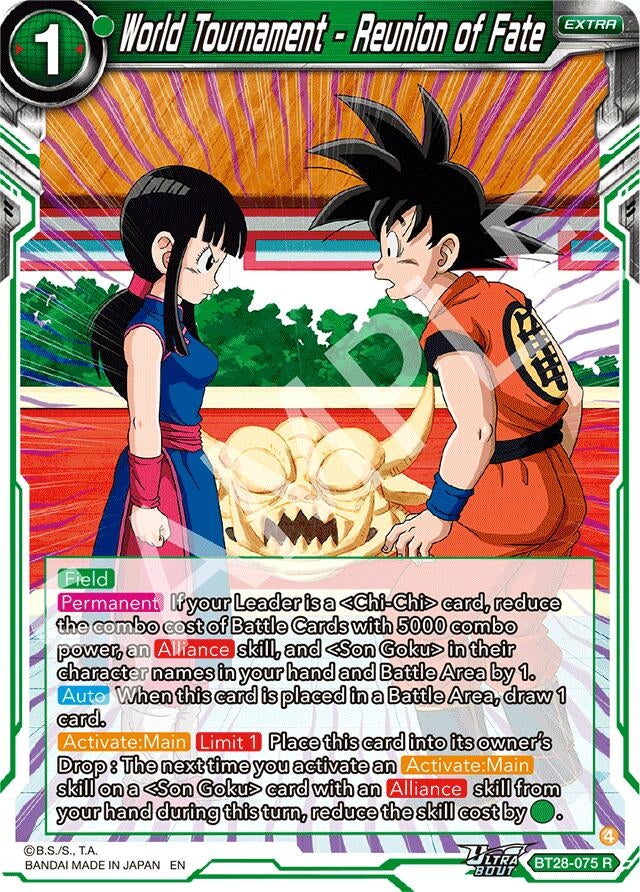 Image for World Tournament - Reunion of Fate (BT28-075) (BT28) - Dragon Ball Super: Masters