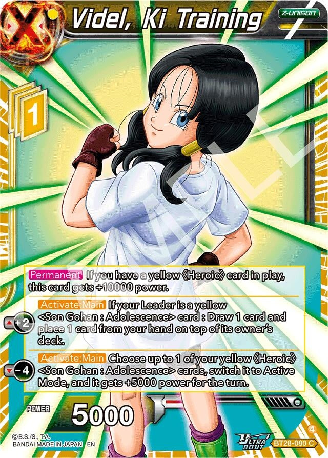 Image for Videl, Ki Training (BT28-080) (BT28) - Dragon Ball Super: Masters