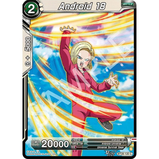 Image for Android 18 (BT28-120) (BT28) - Dragon Ball Super: Masters