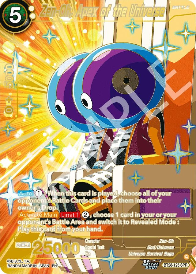 Image for Zen-Oh, Apex of the Universe (SPR) (BT28-125) (BT28) - Dragon Ball Super: Masters