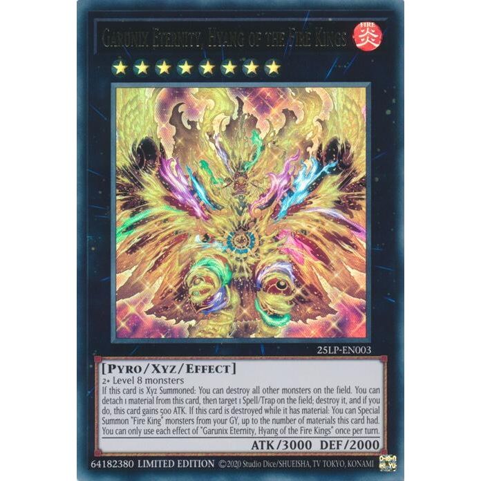 Image for Garunix Eternity, Hyang of the Fire Kings (25LP-EN003) (25LP) - YuGiOh