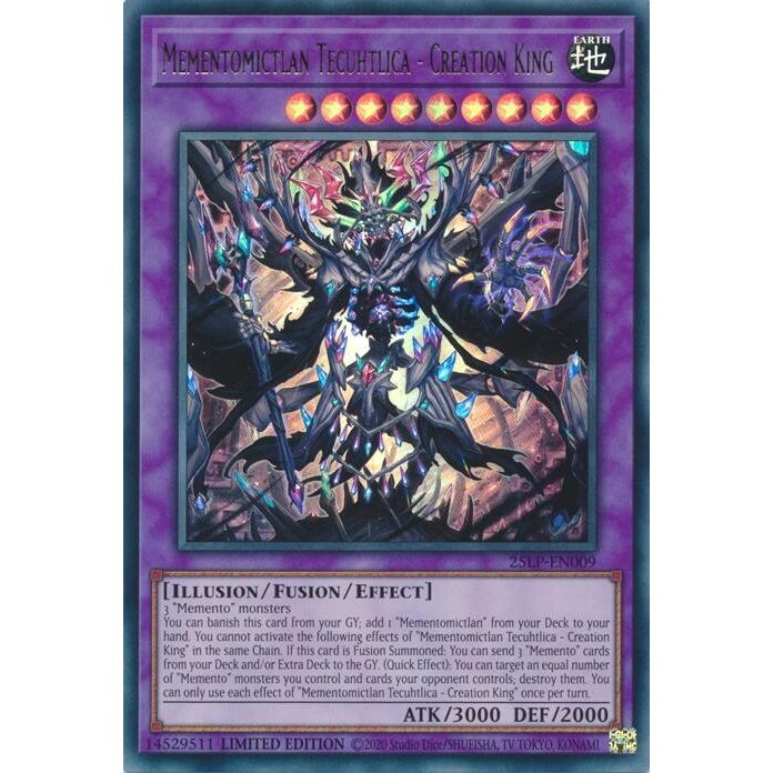 Image for Mementomictlan Tecuhtlica - Creation King (25LP-EN009) (25LP) - YuGiOh