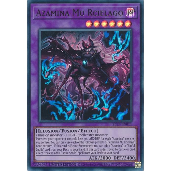 Image for Azamina Mu Rcielago (25LP-EN011) (25LP) - YuGiOh