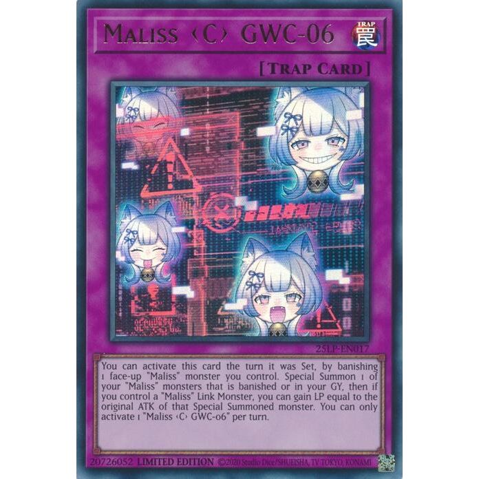 Image for Maliss C GWC-06 (25LP-EN017) (25LP) - YuGiOh