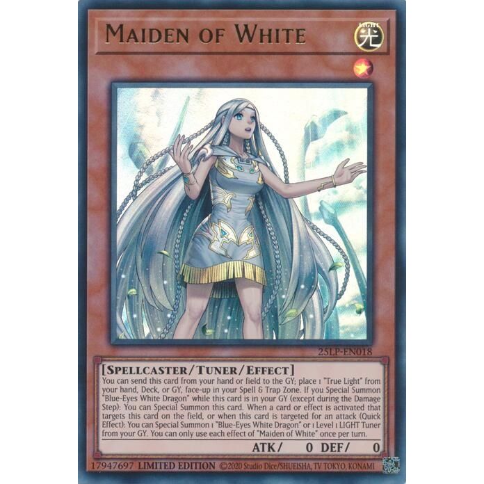 Image for Maiden of White (25LP-EN018) (25LP) - YuGiOh