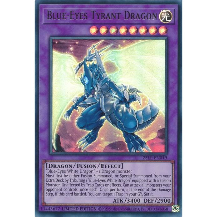Image for Blue-Eyes Tyrant Dragon (25LP-EN019) (25LP) - YuGiOh