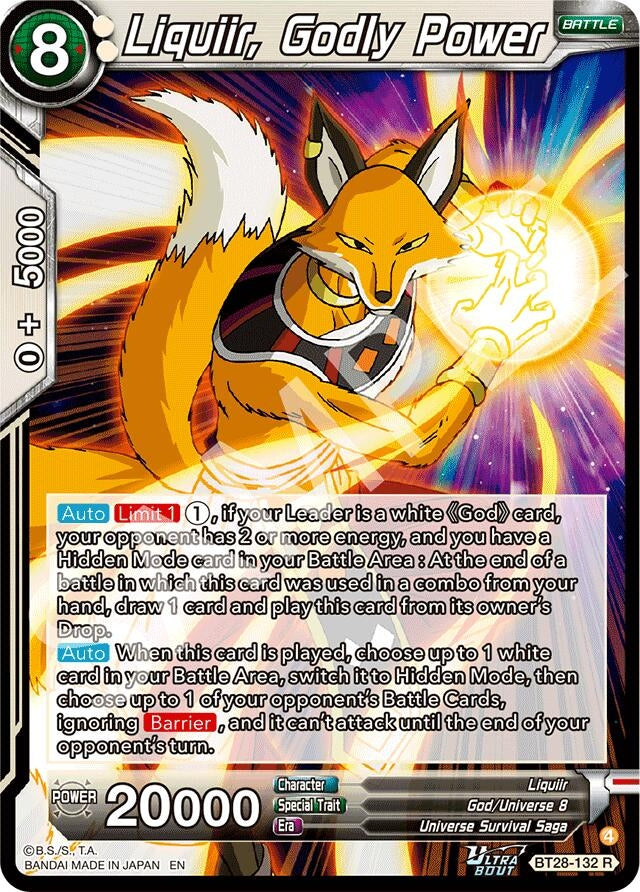 Image for Liquiir, Godly Power (BT28-132) (BT28) - Dragon Ball Super: Masters