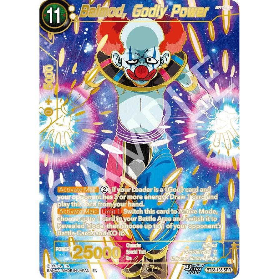 Image for Belmod, Godly Power (SPR) (BT28-135) (BT28) - Dragon Ball Super: Masters