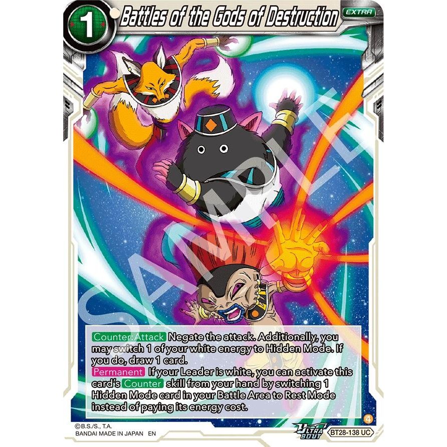 Image for Battles of the Gods of Destruction (BT28-138) (BT28) - Dragon Ball Super: Masters