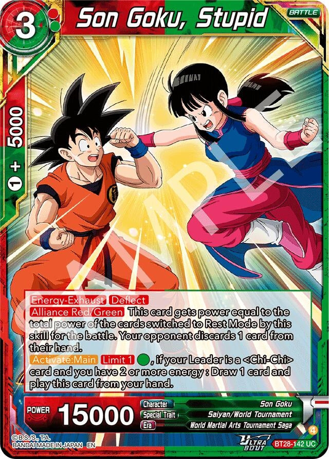 Image for Son Goku, Stupid (BT28-142) (BT28) - Dragon Ball Super: Masters