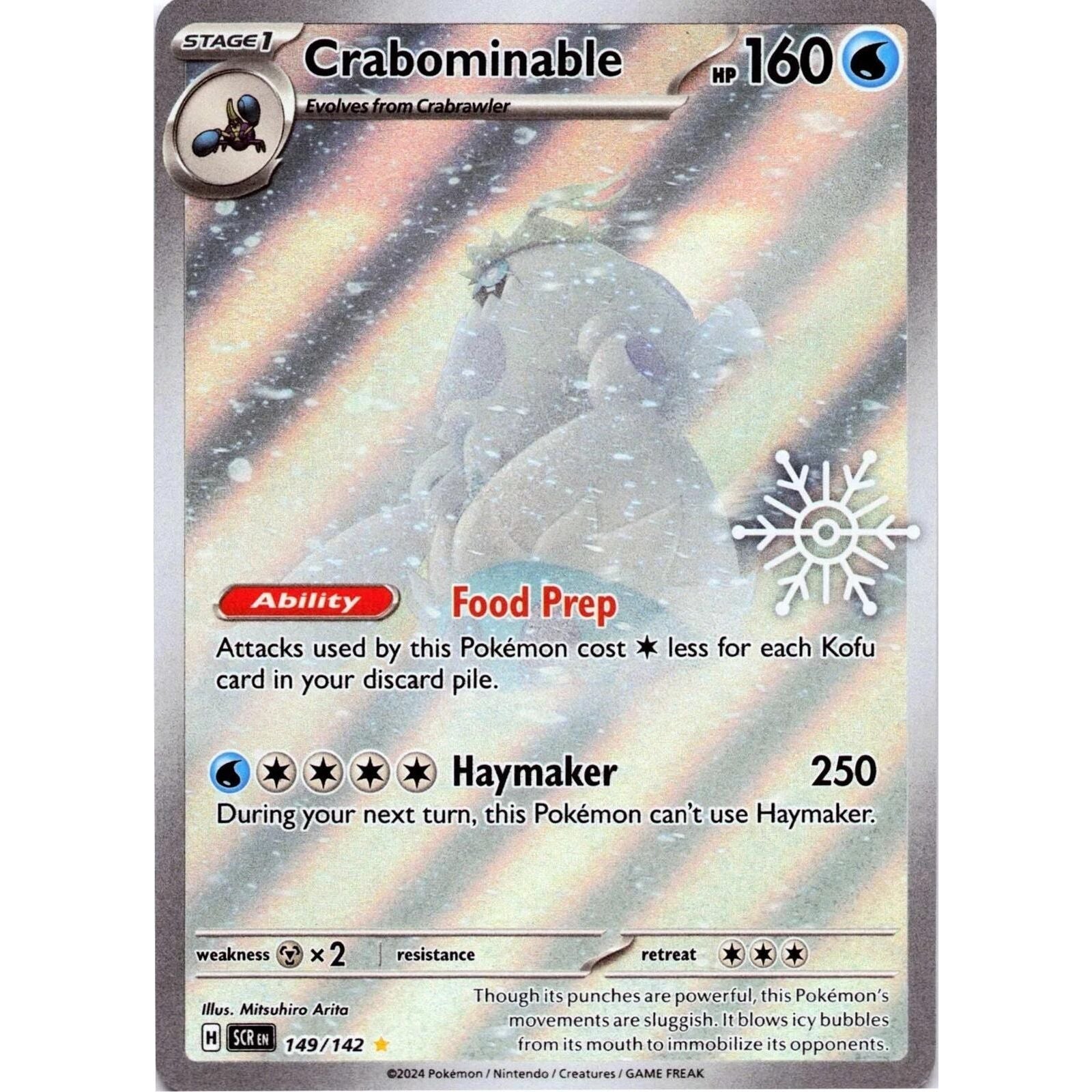 Image for Crabominable - 149/142 (Holiday Calendar) (149/142) (MCAP) - Pokemon