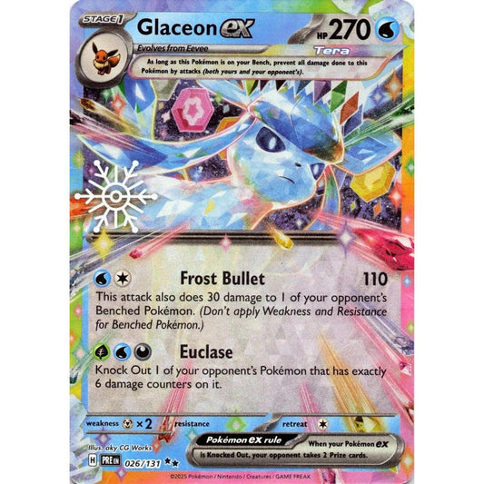 Image for Glaceon ex - 026/131 (Holiday Calendar) (026/131) (PRE) - Pokemon