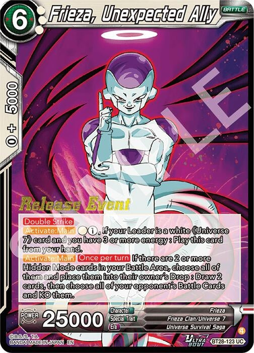 Image for Frieza, Unexpected Ally (BT28-123) (BT28_PR) - Dragon Ball Super: Masters