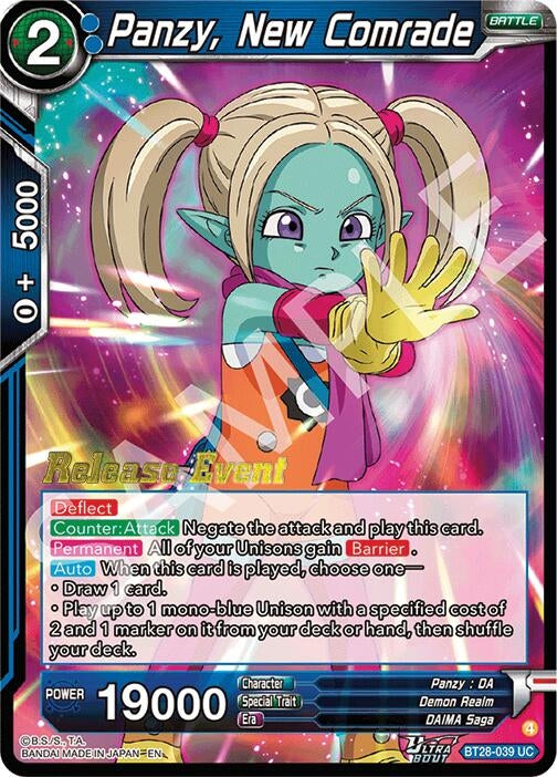 Image for Panzy, New Comrade (BT28-039) (BT28_PR) - Dragon Ball Super: Masters