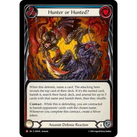 Image for Hunter or Hunted? (SUP245) (SUP) - Flesh and Blood TCG