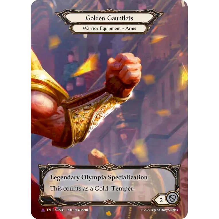 Image for Golden Gauntlets (Marvel) (SUP249) (SUP) - Flesh and Blood TCG