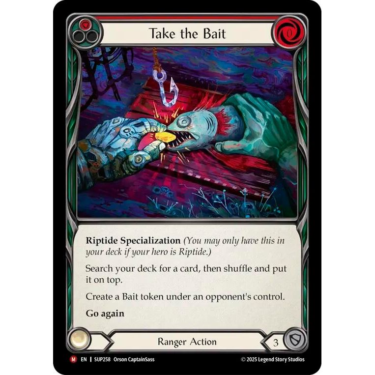 Image for Take the Bait (Red) (SUP258) (SUP) - Flesh and Blood TCG