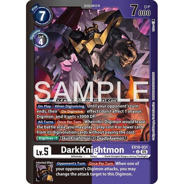 Image for DarkKnightmon (Alternate Art) (EX10-031 U) (EX10) - Digimon Card Game
