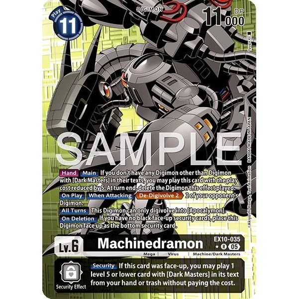 Image for Machinedramon (Alternate Art) (EX10-035 R) (EX10) - Digimon Card Game