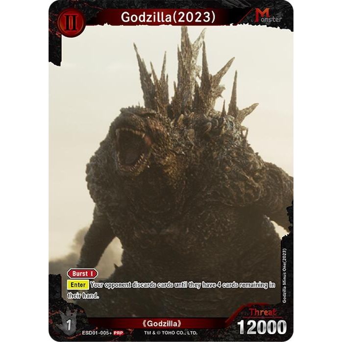 Image for Godzilla (2023) (ESD01-005+) (Promotion Pack Vol.1) (ESD01-005+) (PR) - Godzilla Card Game